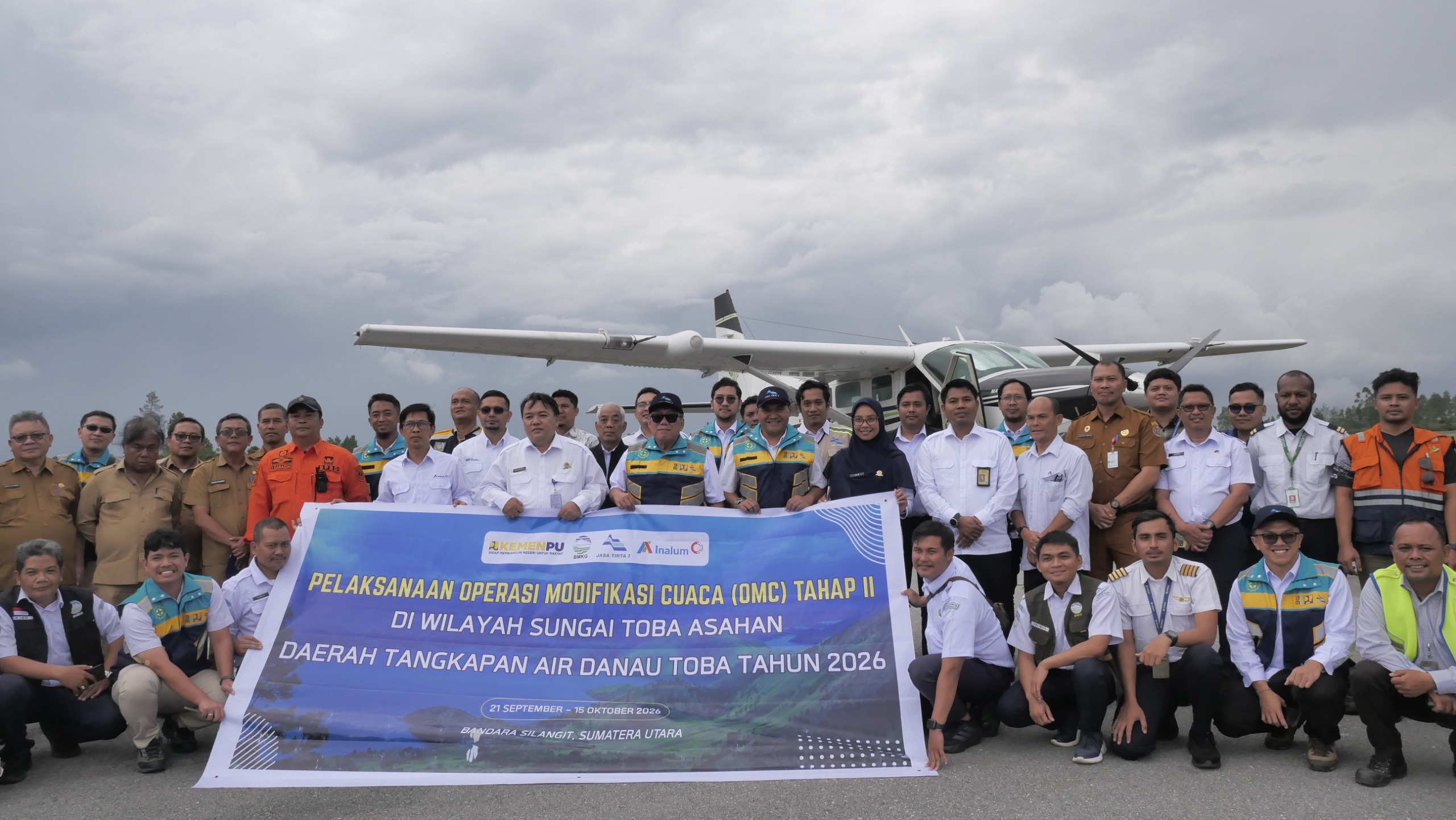 Antisipasi Kemarau, PJT I, BMKG Dan Inalum Gelar OMC Tahap 2 Di Danau Toba